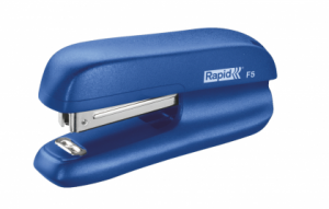 Mini-capsator plastic RAPID F5, 10 coli - albastru