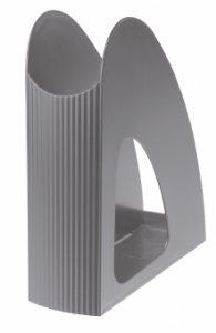 Suport vertical plastic pentru cataloage HAN Loop - gri inchis