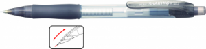 Creion mecanic PENAC Shaking, rubber grip, 0.5mm, varf metalic - corp fumuriu