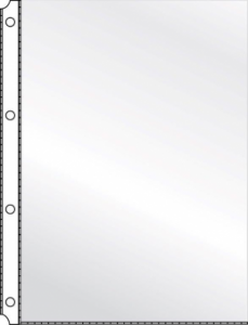 Folie protectie pentru documente A4, 120 microni, 10/set, KANGARO - cristal
