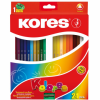 Creioane colorate 24 culori cu
