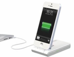 Incarcator LEITZ Complete, 3 n 1 cu conector Lightning  pentru iPhone 5/5S/5C/6/6 Plus - alb