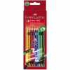 Creioane colorate 10 culori cu guma grip 2001