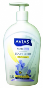 Sapun lichid Avias liliac 0.5l, cu pompita