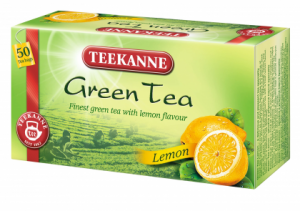Ceai Teekanne verde cu lamaie, 20pliculete x 1.75gr