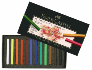 Creioane Pastel 12 Culori Polychromos Faber-Castell