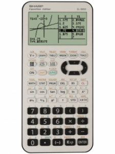 Calculator grafic, 827 functiuni, SHARP EL-9950L - alb/negru
