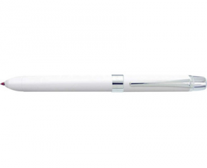 Pix multifunctional PENAC Ele-001, doua culori + creion mecanic 0.5mm - transparent alb