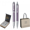 SET PARKER IM ROYAL STILOU+PIX Premium Dark Violet CT+CUTIE BRITISH COLLECTION DUO+PUNGA PT. CADOU