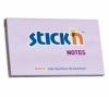 Notes autoadeziv 76 x 127 mm, 100 file, stick"n - lila pastel