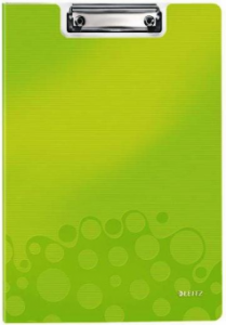 Clipboard dublu LEITZ Wow, polyfoam - verde metalizat