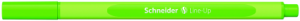 Liner SCHNEIDER Line-Up, rubber grip, varf fetru 0.4mm - verde fluorescent