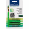 Set 4 pasteluri solubile gelatos nuante verde faber-castell