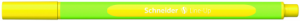 Liner SCHNEIDER Line-Up, rubber grip, varf fetru 0.4mm - galben fluorescent