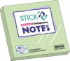 Notes autoadeziv 76 x  76 mm, 100 file, stick"n - verde pastel