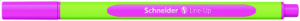 Liner SCHNEIDER Line-Up, rubber grip, varf fetru 0.4mm - roz fluorescent