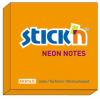 Notes autoadeziv 76 x  76 mm, 100 file, stick"n - portocaliu neon