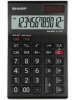 Calculator de birou, 12 digits, 152 x  96 x 12 mm, SHARP EL-124TWH - negru/alb