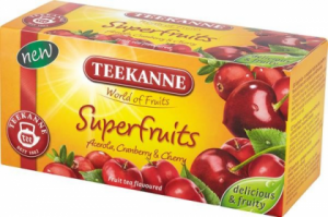 Ceai Teekane Super Fruits cirese,visine,merisoare 20pliculete x 2.25gr