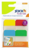 Stick index plastic transp. cu margine color 38 x 25