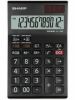 Calculator de birou, 12 digits, 155 x  97 x 12 mm, sharp el-126rwh -