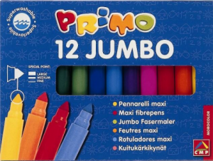 Markere Morocolor Jumbo, 12 culori/cutie