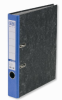 Biblioraft A4, margine metalica, 50mm, ELBA Smart- marmorat cu cotor albastru