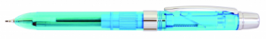 Pix multifunctional PENAC Ele-001 opaque, doua culori + creion mecanic 0.5mm - albastru