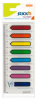 Stick index plastic transparent color 45 x 12 mm, 8 x 15 file/set, Stick"n - sageata - 8 culori neon