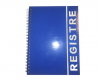 Registru cu spira lux a4, 80 file (coperta carton