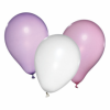 Baloane  princess, culori alb, mov si roz, calitate helium,