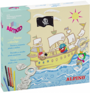 Cutie cu articole creative pentru copii, ALPINO ArtKid Glitter Princess