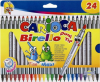 Markere carioca birello, varfuri 2 si 4 mm, 24