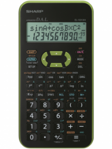 Calculator stiintific, 10 digits, 272 functiuni, 158 x  80 x 14 mm, SHARP EL-531XHBGR - negru
