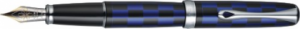DIPLOMAT Excellence A - Rome Black Blue - stilou cu penita M, aurita 14kt.
