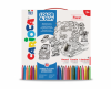 Set articole creative carioca color & play - planet