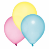Baloane sidef culori asortate, calitate helium, biodegradabile, set 10