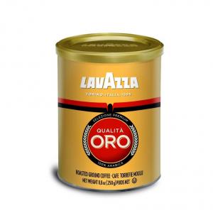 Lavazza Qualita Oro cafea macinata cutie metalica 250 gr