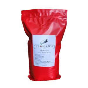 Florians Coffee Columbia cafea boabe de specialitate 1kg si 2 set zahar cadou