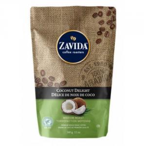 Zavida Coconut Delight cafea boabe cu aroma de cocos 340g