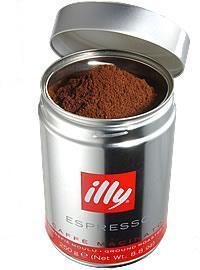 Cafea macinata decofeinizata Illy - 250 gr