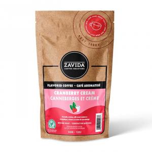 Zavida Cranberry Cream cafea boabe cu aroma de merisoare 340g