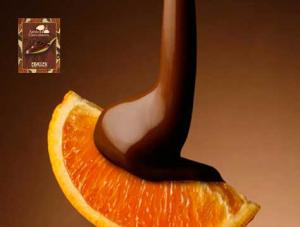 Ciocolata Eraclea portocale si scortisoara plic - 32 gr