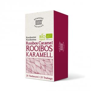 Demmers Rooibos Caramel Bio Quick-T ceai aromat cutie 25 plicuri