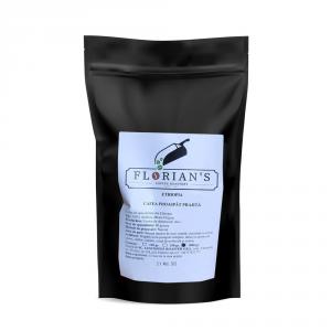 Florians Coffee Etiopia cafea boabe de specialitate 1kg si 2 set zahar cadou