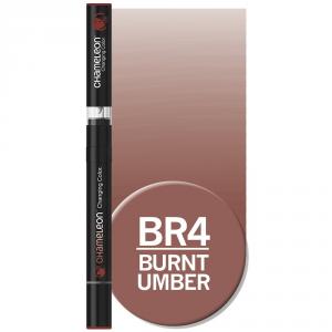 Marker cu tonuri multiple de culoare Burnt Umber BR4, CHAMELEON