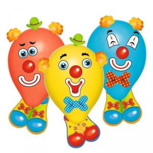 Baloane funny clowns set 6 bucati Herlitz