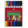 Carioca 10 culori, 2 capete FABER-CASTELL