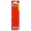 Creion grafit mina HB lacuite rosu 24 creioane set HERLITZ