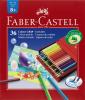 Creioane colorate 36 culori cutie cadou Grip 2001 FABER-CASTELL